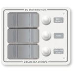 Blue Sea Systems Contura Water Resistant Breaker Panel 3 Position | Blackburn Marine